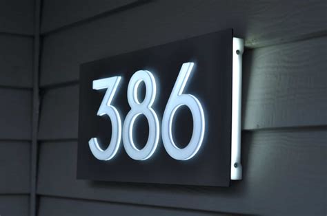 renewable house numbers